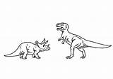 Coloring Rex Triceratops Trex Ausmalbilder Pages Ausmalbild Kinder Ausmalen Sheets Per Ausdrucken Do Malvorlagen Schablonen sketch template