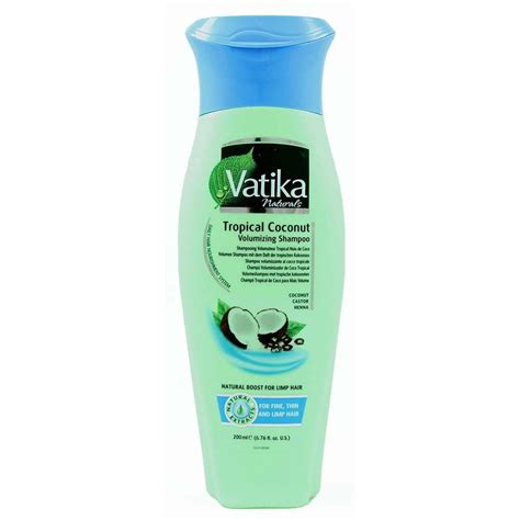 Dabur Vatika Naturals Tropical Coconut Volumizing Shampoo 400ml Asian