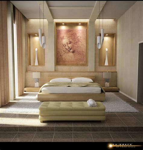 master bedroom  stunning bed wall ideas