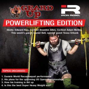 geard  powerlifting edition episode  daniel bell tessa urbank  geard  raw