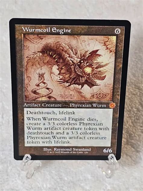 mtg wurmcoil engine schematic  brothers war retro frame  mythic nm  picclick