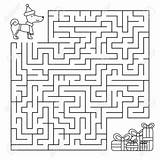 Maze sketch template