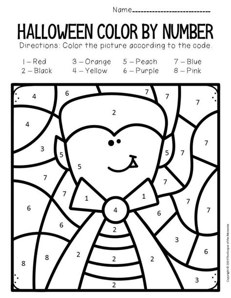 color  number halloween preschool worksheets halloween preschool