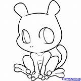 Chibi Coloring Pokémon Mewtwo Pagers Mandalas Sketchite sketch template