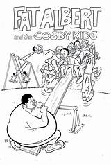 Fat Coloring Albert Pages Cosby Kids Cartoon Color Sheets Memories Printable Choose Board Getcolorings Characters sketch template