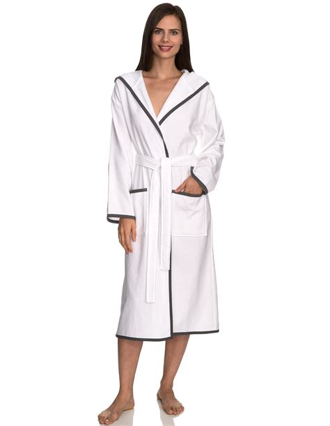 towelselections towelselections womens robe cotton lined hooded