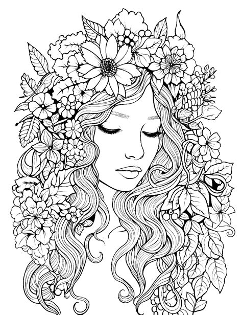 printable coloring pages  adults