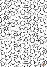 Tessellation Coloring Pages Patterns Islamic Printable Alhambra Tessellations Geometric Drawing Pdf Colouring Pattern Color Getdrawings Sheets Kids Print Mandala Paper sketch template