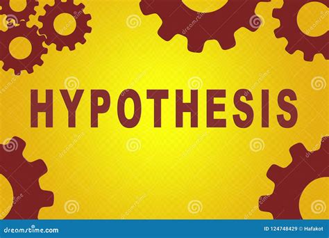 hypothesis research concept stock illustration illustration