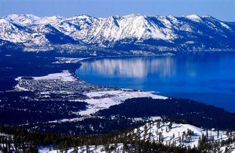 overview  scenic lake tahoe