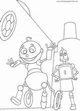 Robots Coloring Robot Pages Disney Rodney Kids Color Baby Sheets Printable Book Sheet Movie Print Online Coloriage Cartoon Found Info sketch template