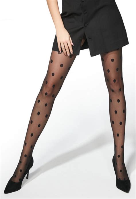 pauline polka dot patterned sheer tights at ireland s online shop