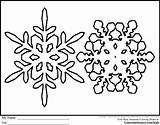 Coloring Snowflake Pages Preschoolers Popular Coloringhome Afkomstig Van Comments sketch template