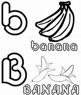 Coloring Banana Fruit Pages Printable Tree Bananas Letter Lowercase Color Print Uppercase Toddler Getcolorings Dancing Funny Two sketch template