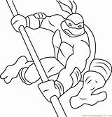 Donatello Coloring Ninja Turtles Mutant Teenage Pages Angry Coloringpages101 Cartoon Series sketch template