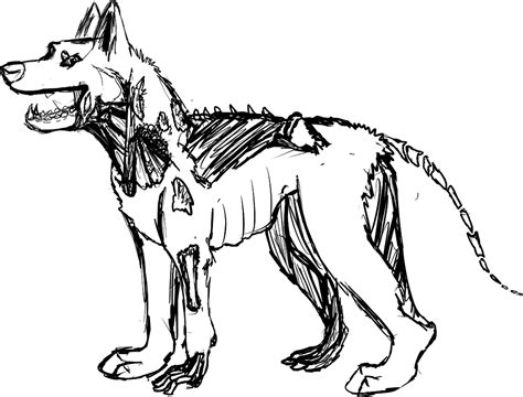 zombie dog coloring pages coloring pages