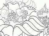 Coloring Thumbelina Popular sketch template