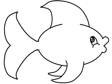 simple fish coloring pages   fish coloring pages fish