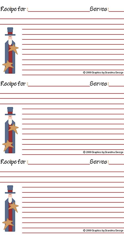 pin  crafty annabelle  kitchen printables recipe cards printable