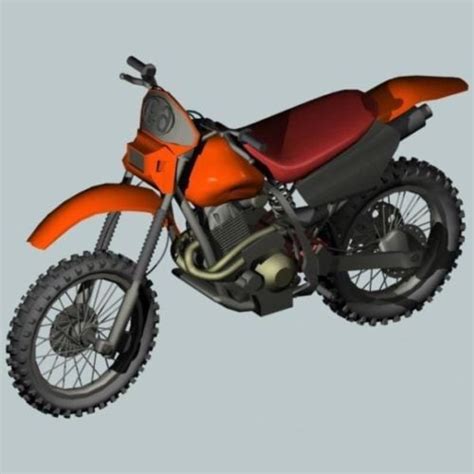 dirt bike motorcycle   model ds opendmodel