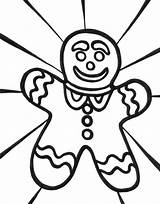 Coloring Gingerbread Boy Popular sketch template