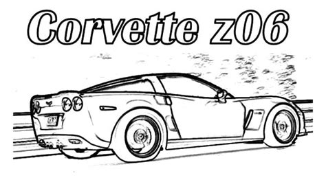corvette  cars coloring pages kids play color