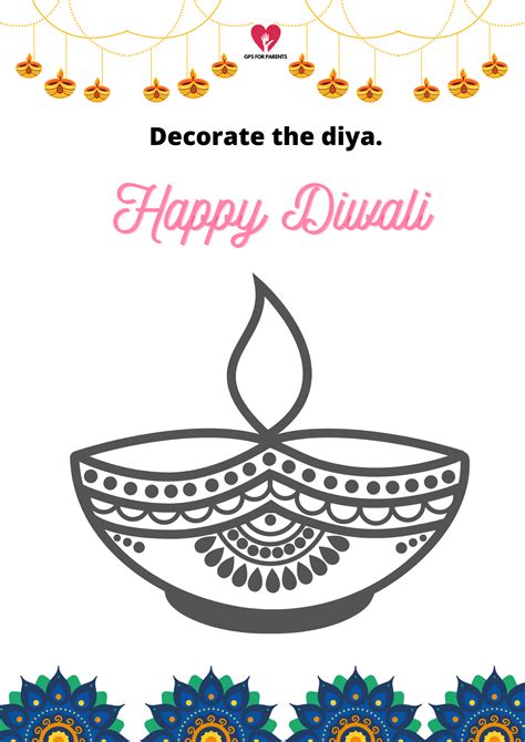 diwali activity  kids coloring pages   teachers diwali