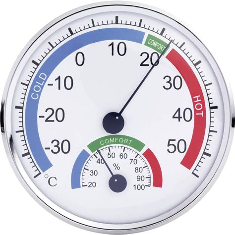 analogue thermometer hygrometer comfortmeter  conradcom