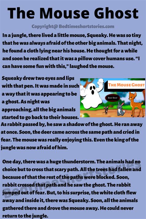 mouse ghost bedtimeshortstories english stories  kids short