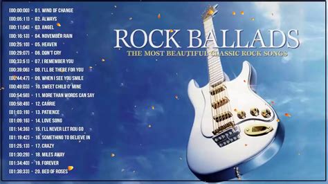 best rock ballads 70 s 80 s 90 s the greatest rock ballads of all