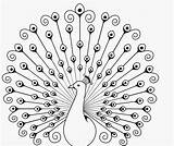 Peacock Coloring Drawing Colouring Pages Outline Colour Feather Drawings Fan Eagle Crown Prince Peacocks Wallpaper Pencil Birds Easy Paisley Color sketch template