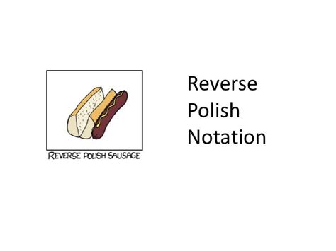 reverse polish notation