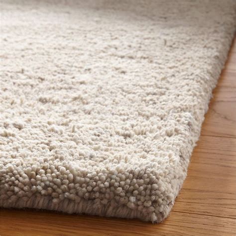 parker neutral wool shag rug reviews crate  barrel   wool rugs living room