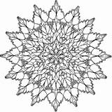 Mandala Dover Kaleidoscope Mandalas Magnificent sketch template