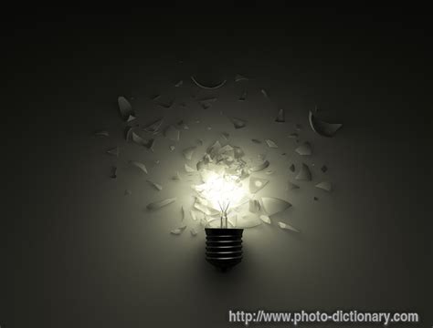 broken lamp photopicture definition  photo dictionary broken lamp word  phrase defined