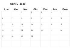 calendario abril  ideas calendar printable calendar  january calendar