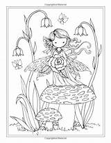 Coloring Pages Adult Fairy Whimsical Colouring House Printable Kolorowanki Stamps Digi Sheets Books Värityskuvat Book Template Rysować Stemple Bricolage sketch template