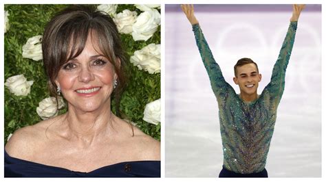 sally field tried to set her son up with adam rippon and the internet can t handle it