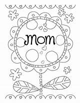Coloring Mothers Pages Mom Mother Printable Flower Preschool Print Nana Frame Hallmark Happy Book Retirement Ever Color Colouring Sheets Template sketch template
