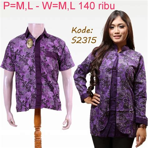 Baju Couple Batik Modern Model Terbaru Model Baju Batik