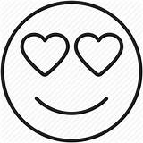 Emoji Coloring Heart Eyes Pages Face Printable Sheets Faces Para Print Girls Kids Sketch Getcolorings Happy Adult Template Color Hearts sketch template