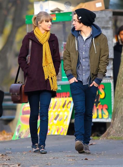 harry styles and taylor swift spotted in central park the hollywood