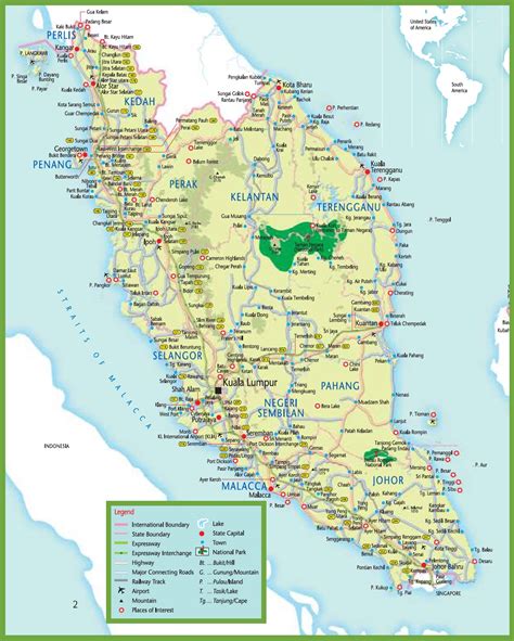 travel map  malaysia ontheworldmapcom