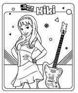 Beat Band Fresh Spies Coloring Kiki Pages Color Nick Jr Guitar Fun Kids Template Goody Bags Sheets Birthday sketch template