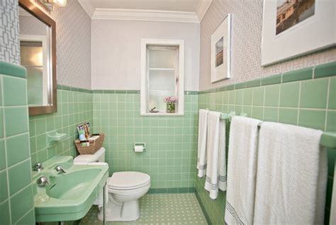 36 1950s Green Bathroom Tile Ideas And Pictures