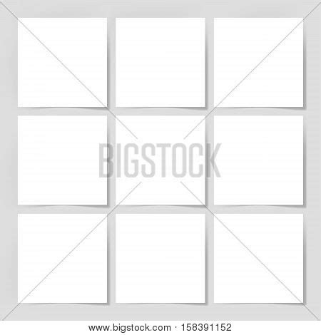 pieces blank sheet vector photo  trial bigstock