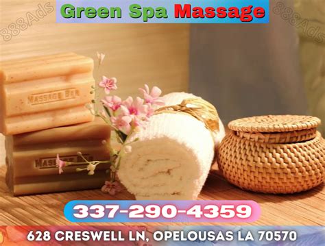 green spa massage  creswell ln opelousas la