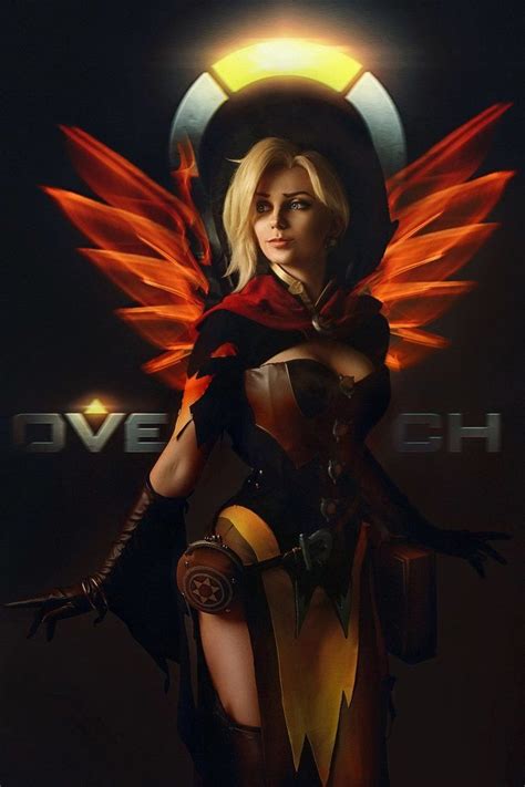 mercy overwatch witch cosplay blizzard by agflower