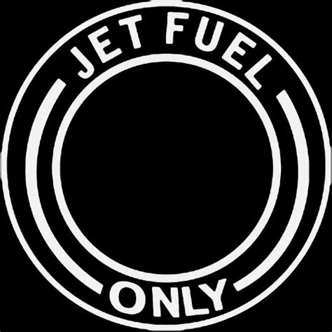 jet fuel  unleaded auto gas fuel aviation decal sticker