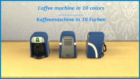 coffee machine recolors by hippy70 at mod the sims sims